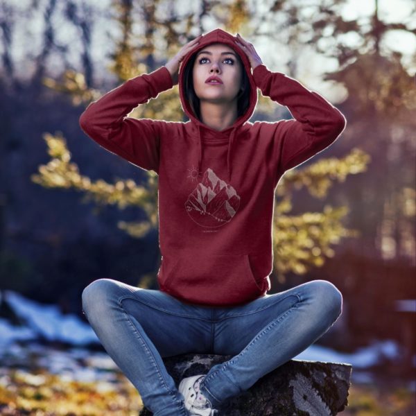 Sweat à capuche femme Cime de l'Est