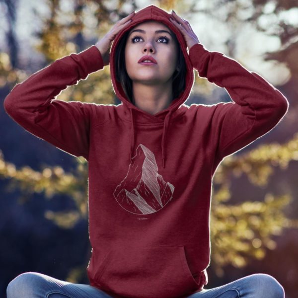 Sweat à capuche femme Cervin