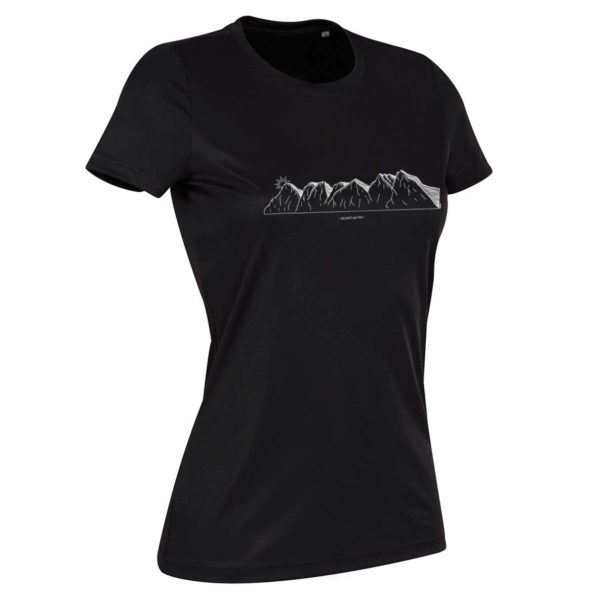 Les-dies-du-midi --- t-shirt-sport-femme-noir