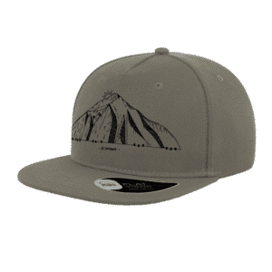 Casquette plate gris Catogne