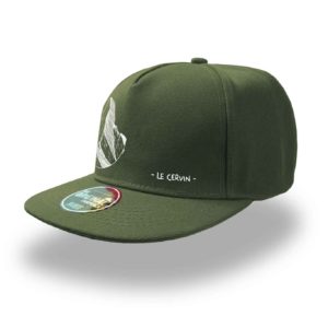 Casquette plate Cervin olive