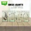 Set 4 verres - Montagnes suisses