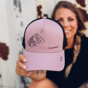 cappello filet mauve